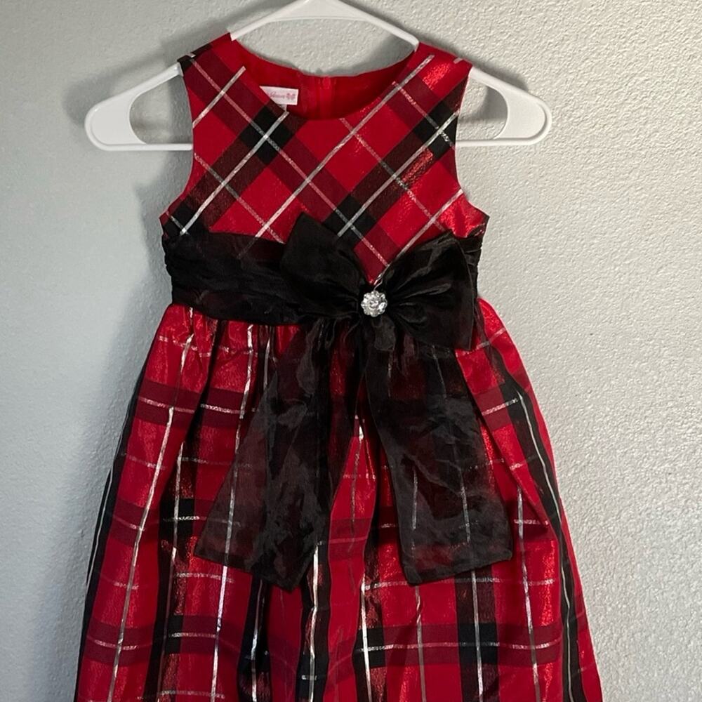 Bonnie Jean size 6X red plaid dress